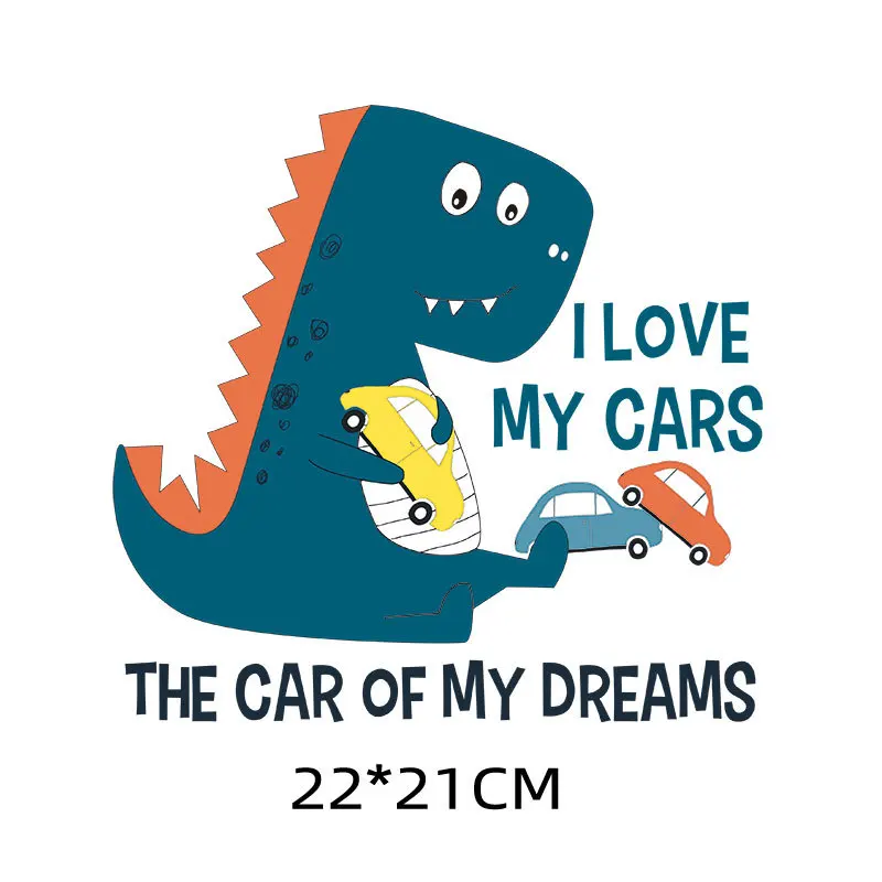 Dinosaur Clothes Sticker Set T-shirt Craft Decoration A-Level Washable Patches CQ