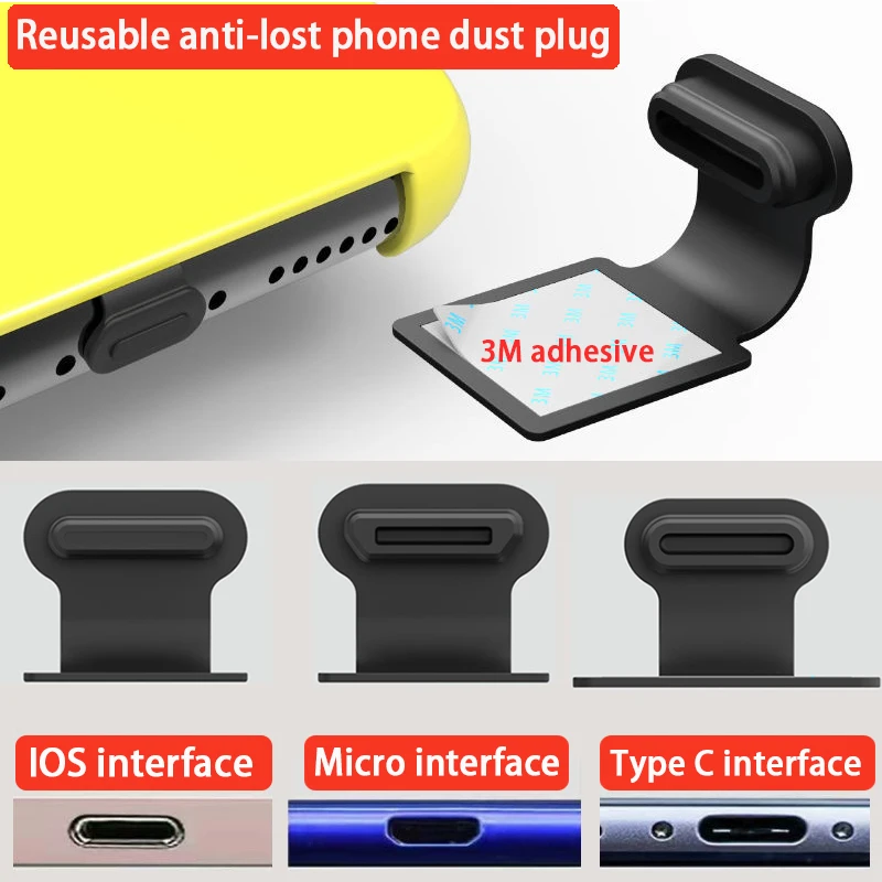 Telefon Lade Port Staubdicht Stecker Reusable Wasserdichte & Anti-verloren Staubdicht Abdeckung für Typ C Micro IOS Iphone Samsung universal