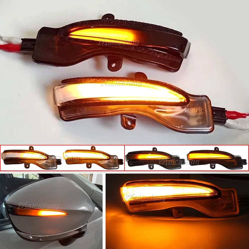 For Mazda CX-3 16-18 CX-4 CX-5 2016 Facelift LED Dynamic Turn Signal Side Wing Rearview Mirror Indicator Blinker Repeater Light