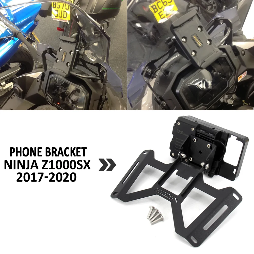 

2017-2020 NEW Motorcycle Accessories GPS Navigation Bracket Phone Holder For KAWASAKI NINJA Z1000SX Z 1000 SX