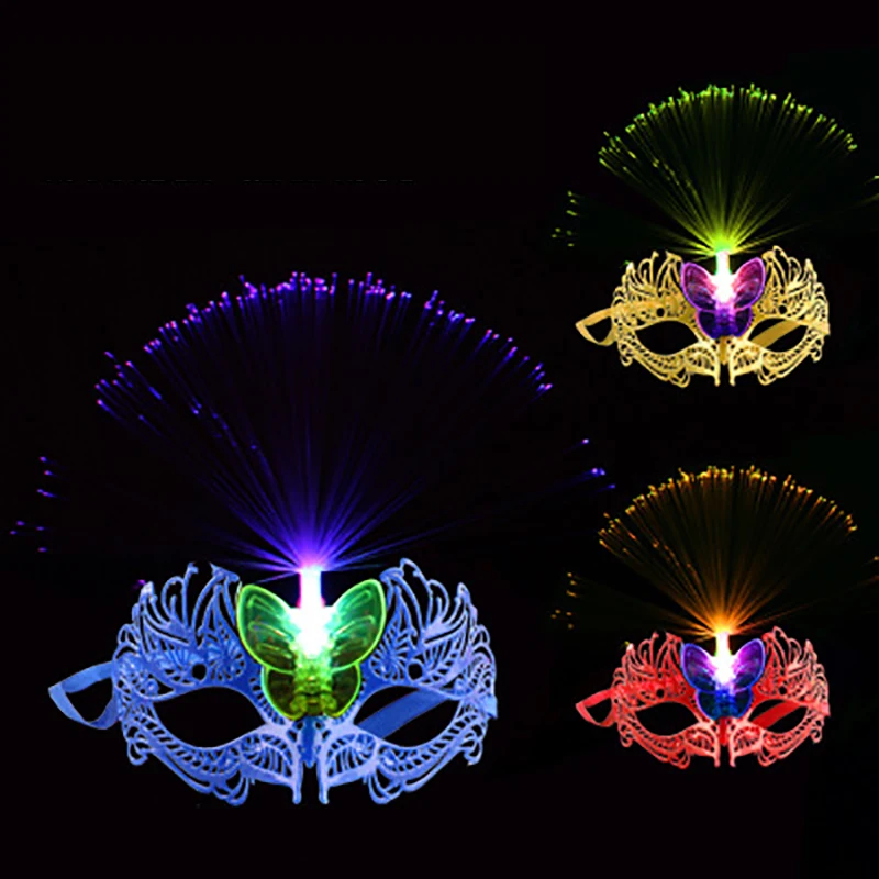 

Креативная светильник ящаяся маска, игрушечная, в стиле мистики, для девочек, баров, вечеринок, фестивалей, поставок, украшение для Хэллоуина, светодиодные Сияющие