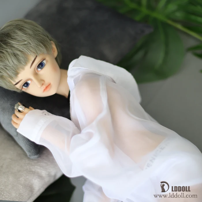 

LDDOLL65CM1/3 BJD SD Seamless Silicone Male Body Boy Uncle Doll+eyes+Makeup <BOY01>Action Anime Figure