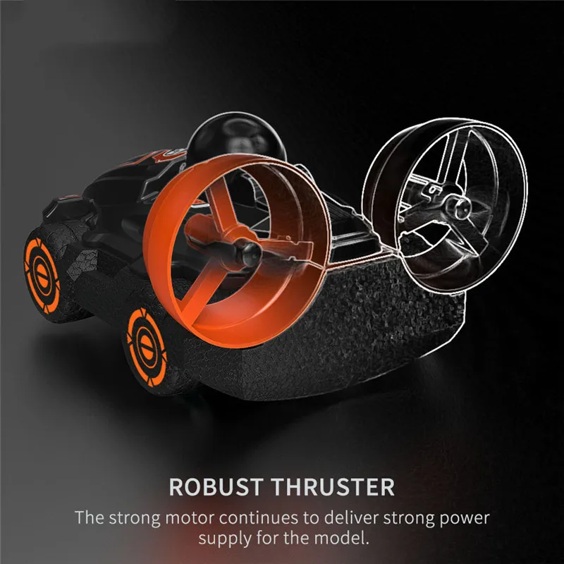 Coche multifunción de deriva de agua y tierra, 2,4G, Control remoto eléctrico, RC Hovercraft, conducción de tierra/agua, barco RC, coche de juguete, regalo para niño