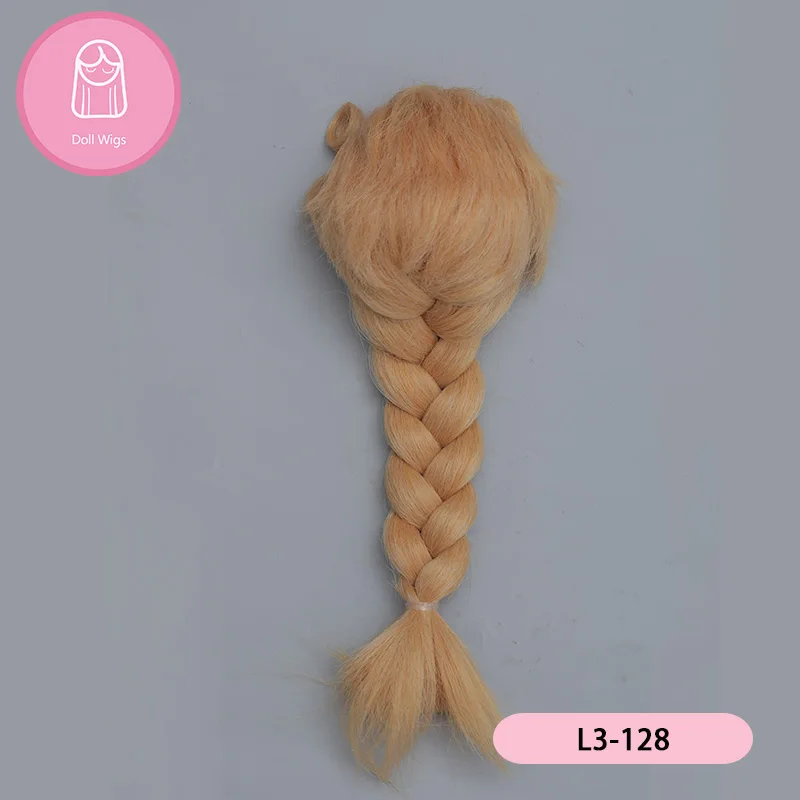 Wig For Doll BJD L3# size 9-10 inch 1/3 high-temperature wig  long hair bjd sd doll Wigs in beauty  handmade diy