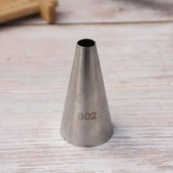 #801 802 803 Round Piping Nozzles Pastry Tips Cake Cream Decorating Baking Tool Stainless Steel Cupcake Cookie Icing Macaroon