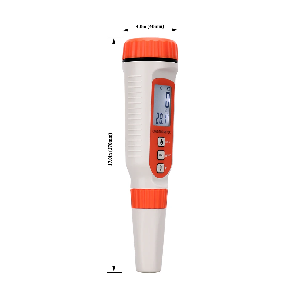 Professional Water Quality Tester 3 in 1 Pen Conductivity Meter TDS / COND TEMP Analyzer Total Dissolved Solid Temperature tool