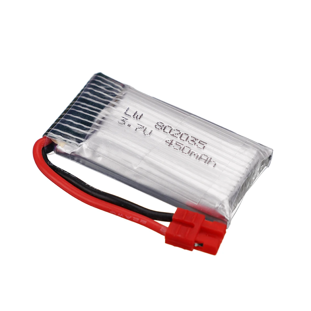 Baterai Lipo 3.7V 450MAh untuk SYMA X15 X5A-1 X15C X15W Bagian Baterai Helikopter Drone RC Baterai Quadcopter Mainan 3.7V