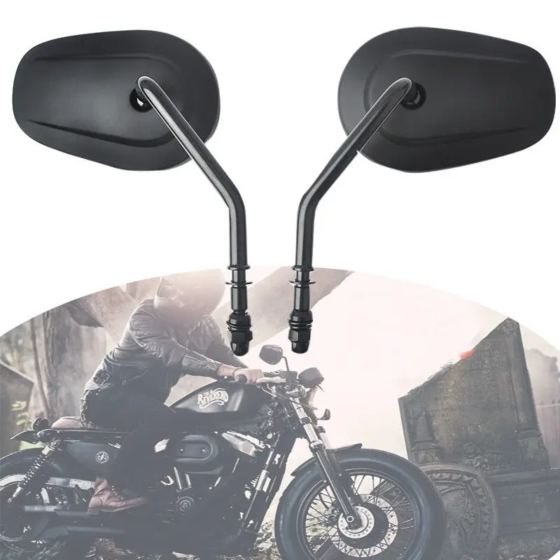 Motorcycle Rear View Mirrors For Harley Davidson XL Sportster 883 1200 XL883 Road King Fatboy Softail Dyna Bobber Street Glide