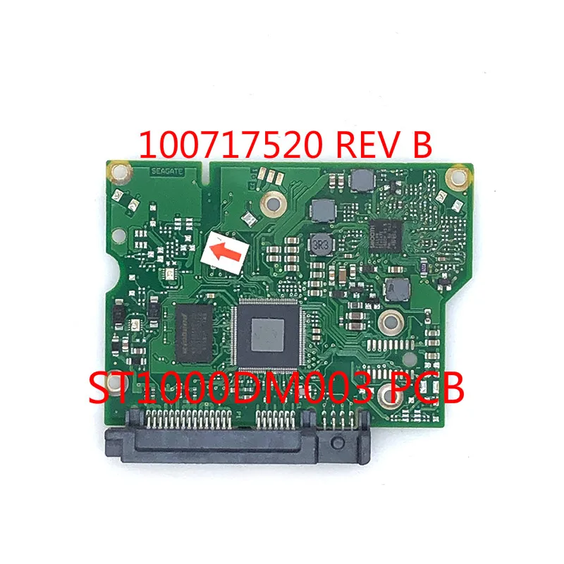 Seagate hard disk circuit board ST2000DM001, 100717520 REV B / ST500DM002, ST1000DM003, ST3000DM001, ST2000VX000 , ST2000VS000