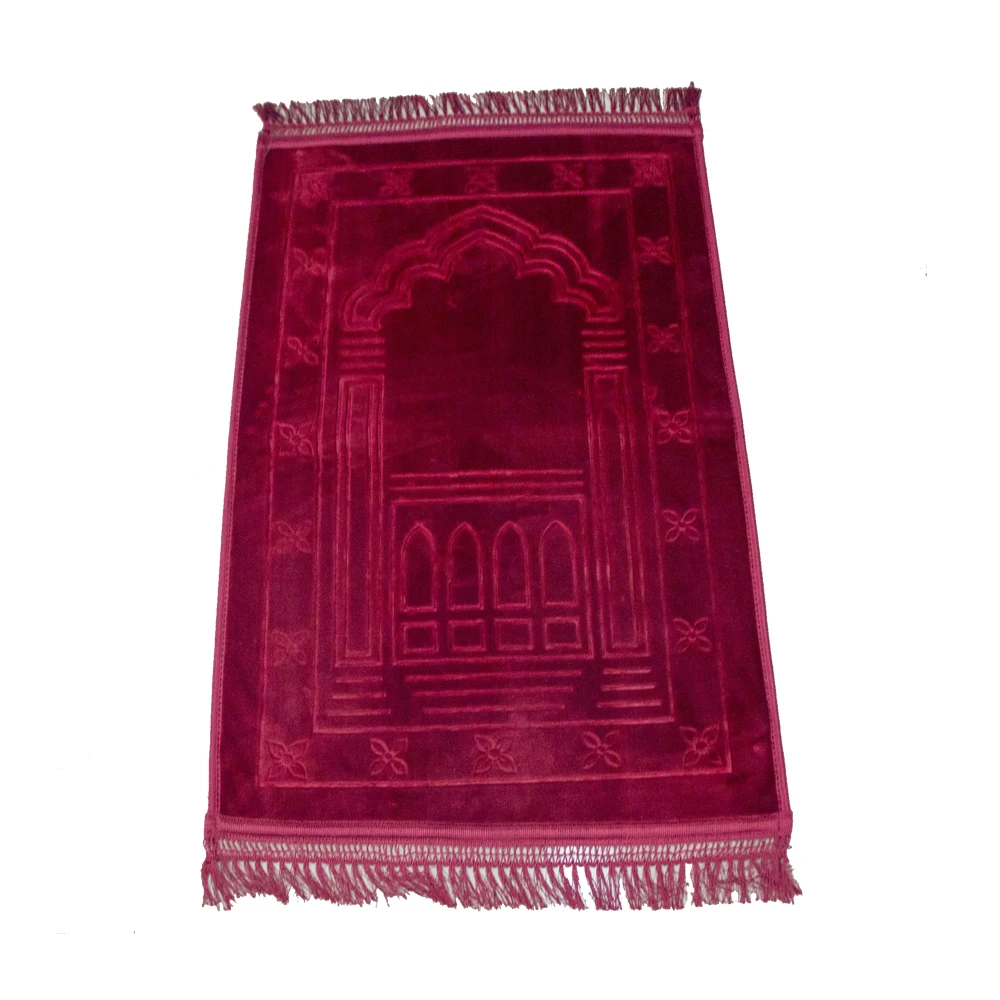 Islam prayer mat muslim prayer mat rug portable foldable arabic sejadah rug carpet tapis de priere Islam Plush Fabric Mats