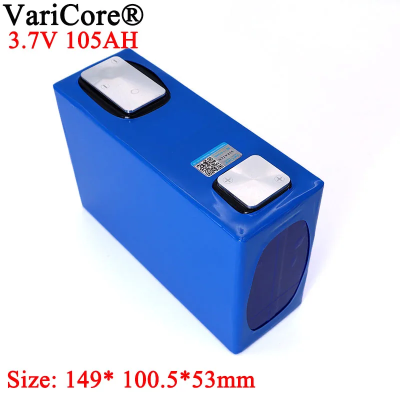 

VariCore 3.7V 102A Ternary power lithium battery 10200mAh Motorcycle Electric vehicle energy Storage Modified battery