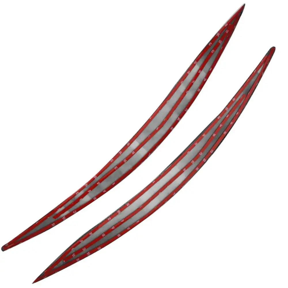 For Ford Focus MK4 Front Headlamp Eyebrows Eyelids Accessories ABS Stickers Headlight Trim Strip Car Styling 2019 2020 2021