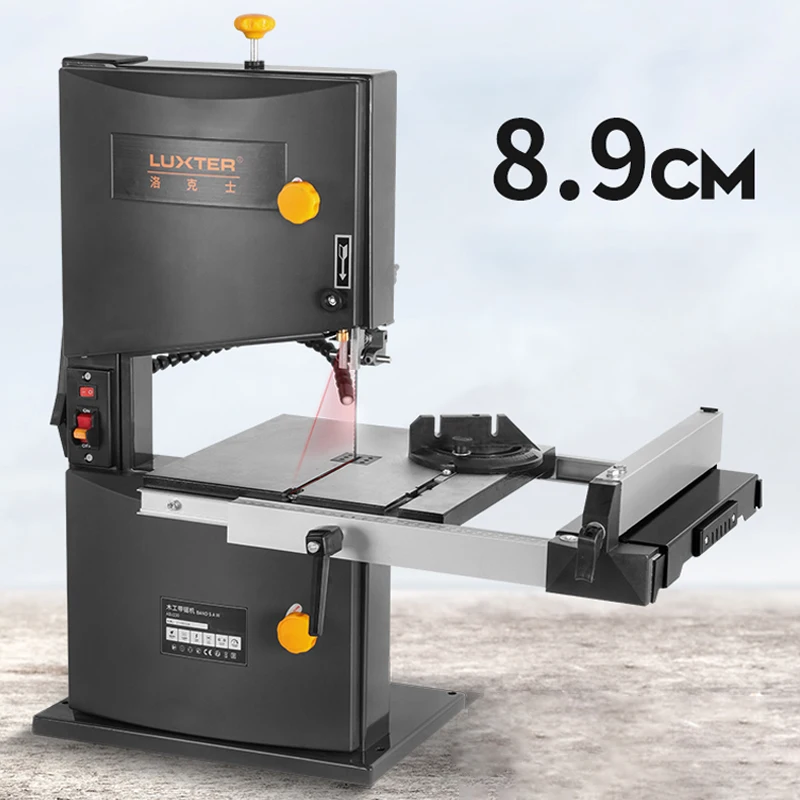 Ленточная пила 9 дюймов, 8 дюймов, деревообрабатывающая проволочная пила 350/550 Вт, Лобзиковая пила 220 В, настольный режущий инструмент 85/89 мм,