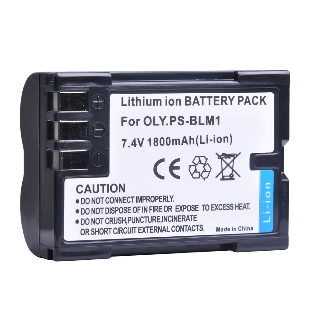 2 máy tính PS-BLM1 PS BLM1 BLM-1 Pin Li-Ion 1800 mAh + Tặng Cốc Sạc xe hơi Olympus EVOLT E-300 E-330 E-500 E-510 c-5060 C-7070 C-8080