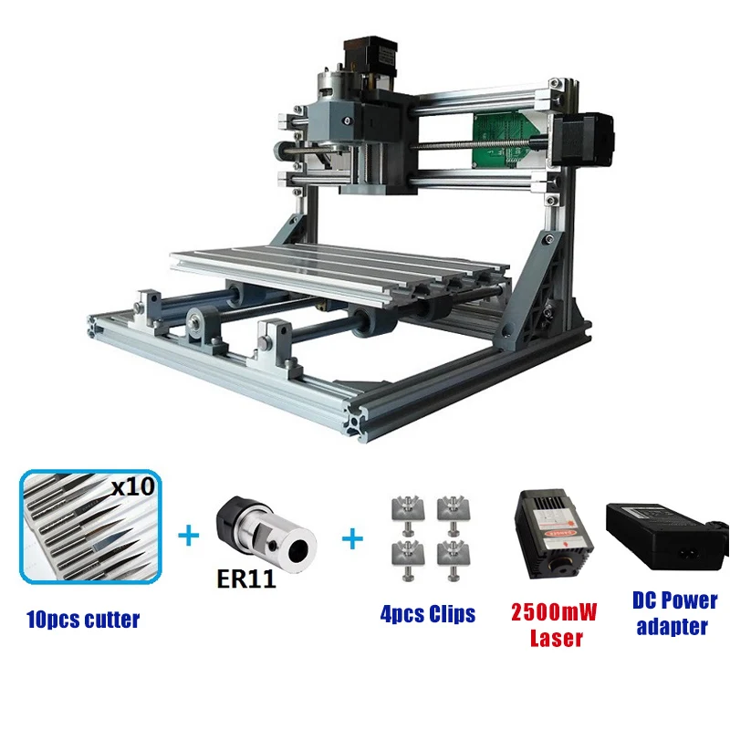 Mini máquina de gravação a laser cnc 3018 gravador a laser diy hobby ferramentas corte grbl para madeira pcb pvc mini roteador cnc3018