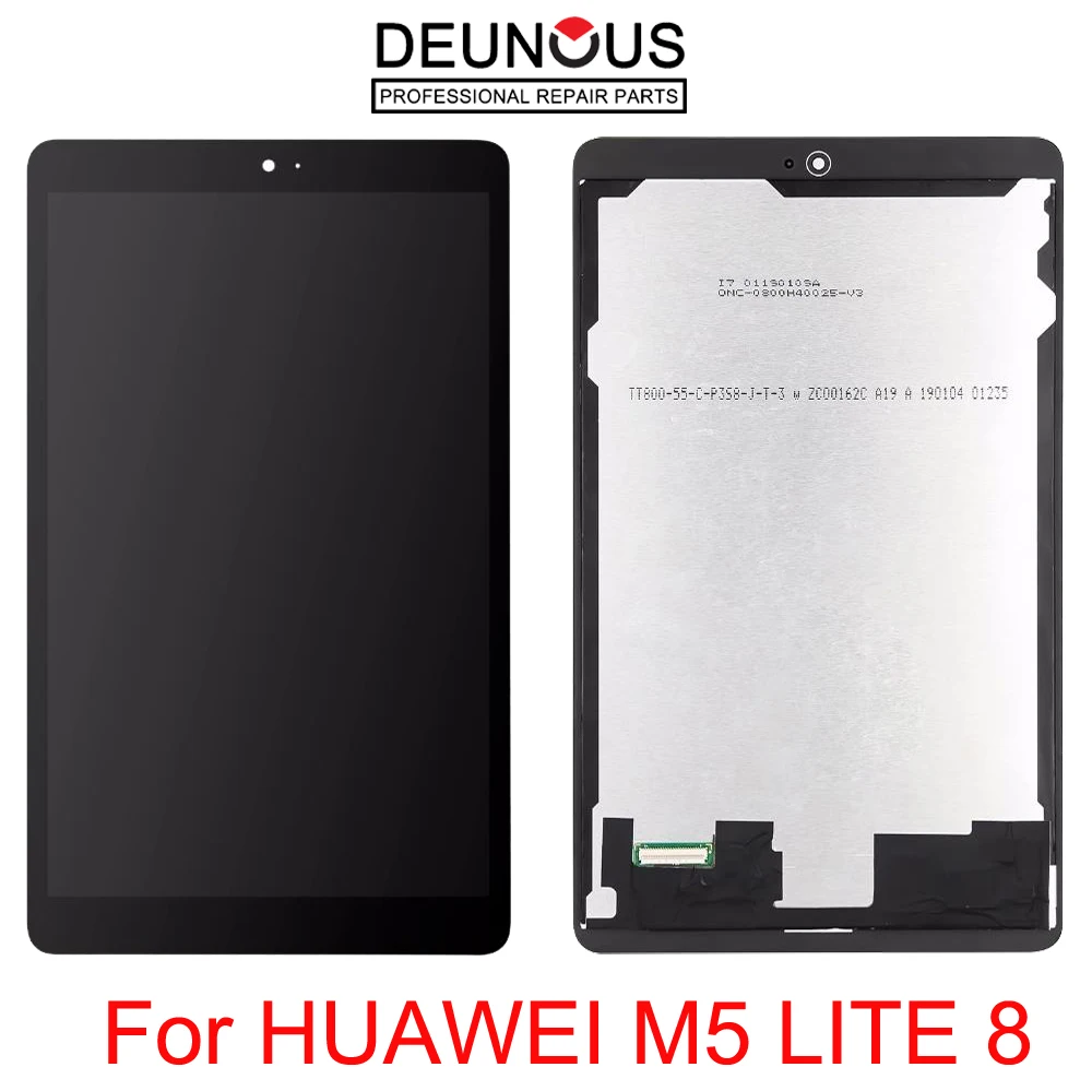 New 8 Inch For Huawei Mediapad M5 Lite 8 2019 JDN2-W09 JDN2-AL00 JDN2-L09 LCD Display Touch Screen Digitizer Assembly