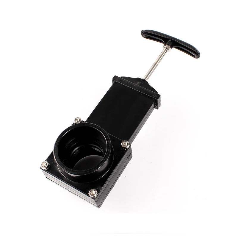 Válvula de compuerta de agua para autocaravana, accesorios para tanque de agua, ABS, 50mm de diámetro