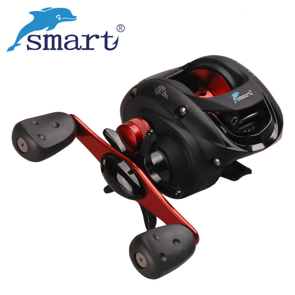 Smart Baitcasting Fishing Reel 5KG 5+1 Ball Bearings 6.2:1 Gear Ratio Carbon Bait Casting Fishing Coil Saltwater Freshwater