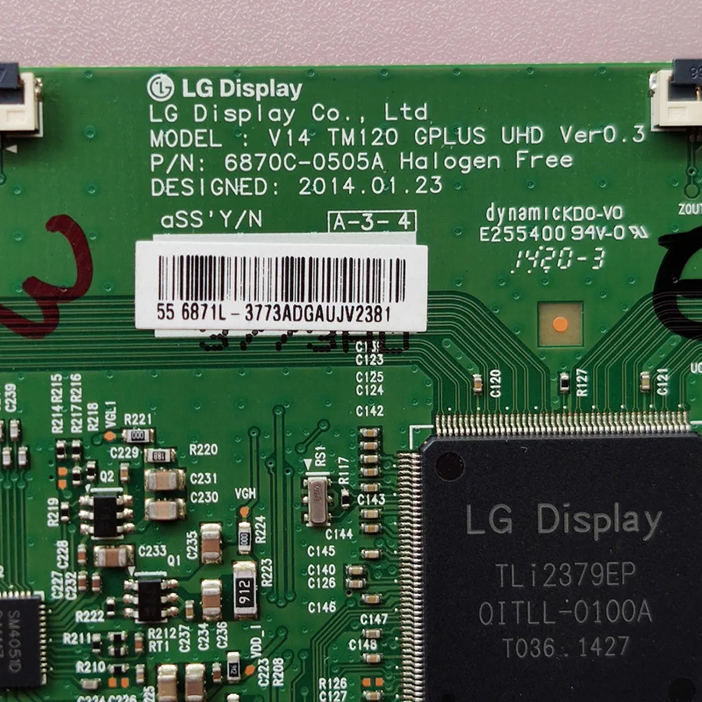 T-CON المنطق مجلس 6870C-0505A V14 TM120 GPLUS UHD Ver0.3 ل 42/49/50/55 "LG 42UB8280-CH LED49R6610U LED50R6680AU UD55C6000iD