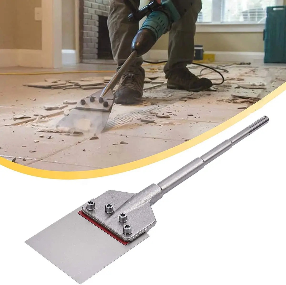 SDS Max Wide Tile Floor Scraper Removal Bit Concrete Chisels for Renovation Tool