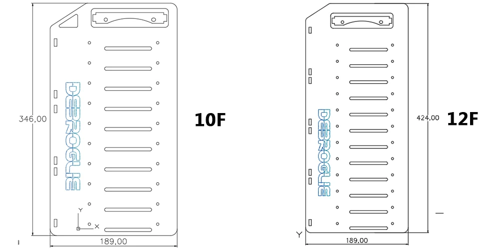 Support d'extension de disque dur transparent pour ordinateur de bureau, disque dur externe, refroidissement pour l'exploitation minière, 3.5 pouces