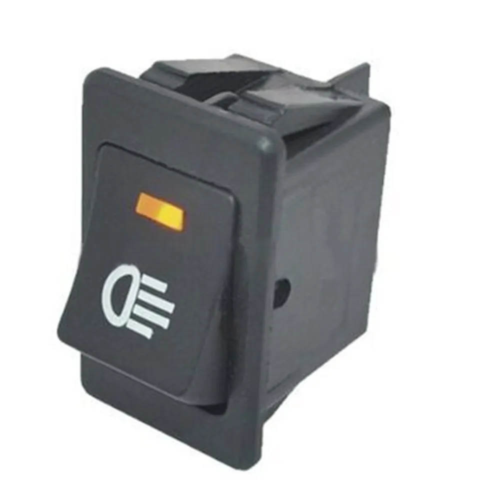 Automobile and Motorcycle Fog Light Rocker Switch LED ASW-17D 12V 35A 4Pin