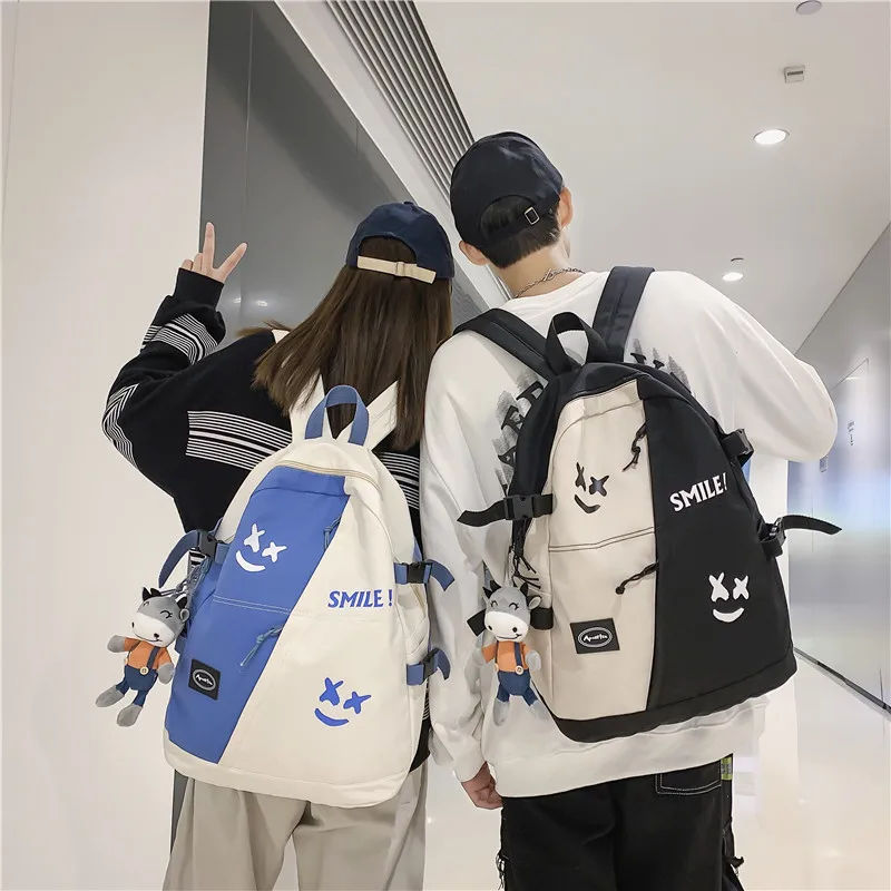 Fashion Big Backpack Winter Lovers Travel Bagpack Women Laptop Mochila For Teenager Bookbag New College School Bag Men Rucksack