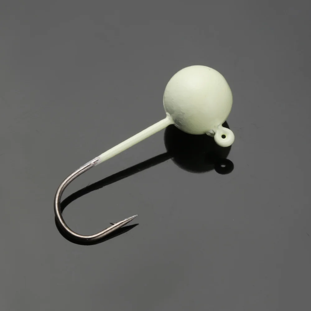 JOHNCOO 10pcs UL Fishing Hook Jig Head 1g-7g Barbed Hook Soft Lure Light  Jigging Hook Fishing Hook Head Hook