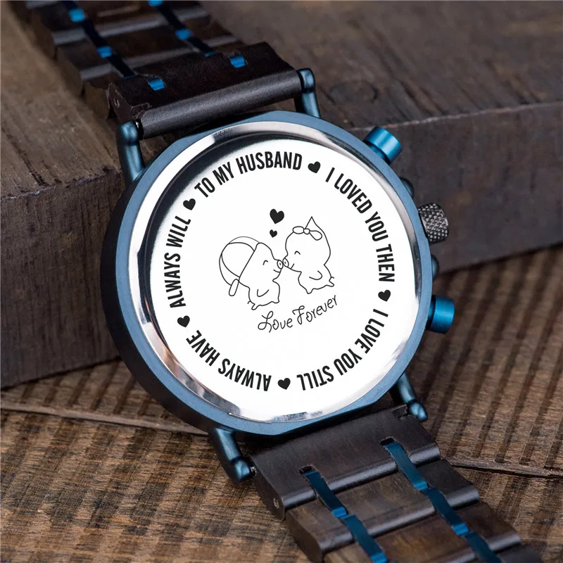 BOBO BIRD Mens Watch Customized Logo for Engrave Your Personalized Logo As Gift With Wooden Box Father\'s Day Gift reloj hombre