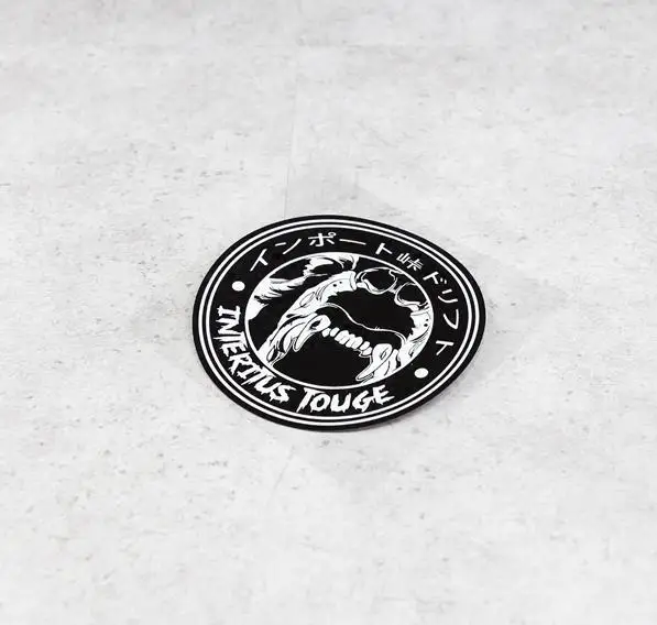 ملصقات سباق الدراجات الجبلية الرجعية ، ملصقات سيارة عاكسة JDM ، ملصقات محرك ياباني ، فينيل لراكبي الدراجات النارية