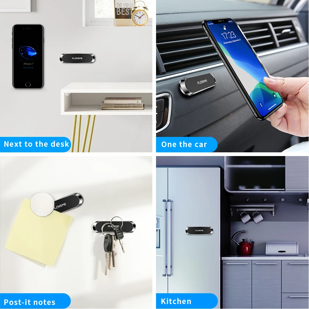 Floveme-携帯電話用の磁気ホルダー,ユニバーサルダッシュボード,スマートフォン用