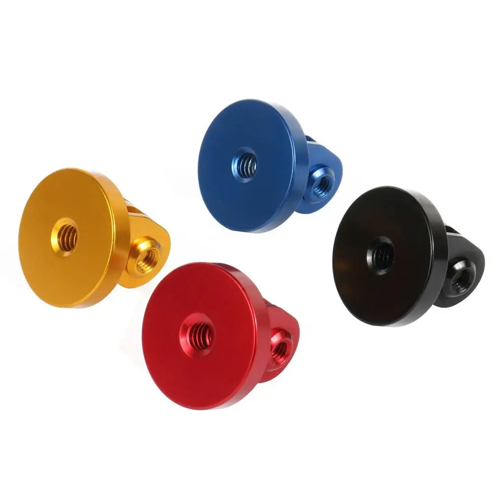 Gopro hd hero 9 8 7 6 54 session 2 3 sjcam yi ekenアクションカメラ用のネジ付きcncアルミニウム製小型三脚マウントアダプター