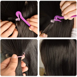 11UF Elastic Hair Bands Remover Cutter Pain Free Ponytail Remover Tools Picks for Women Girls Cutting Pony Disposable Rubber