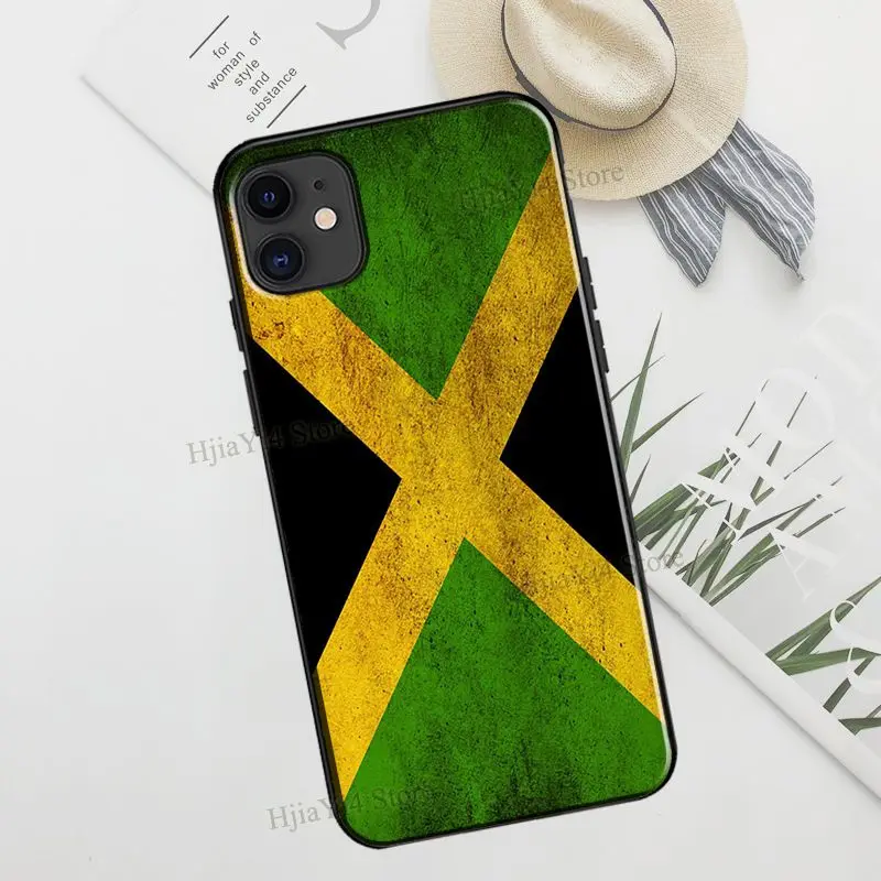 Jamaica Flag Case For iPhone 11 14 13 Pro Max SE 2020 6S 8 7 Plus X XR XS Max 12 Pro Max mini Phone Cover