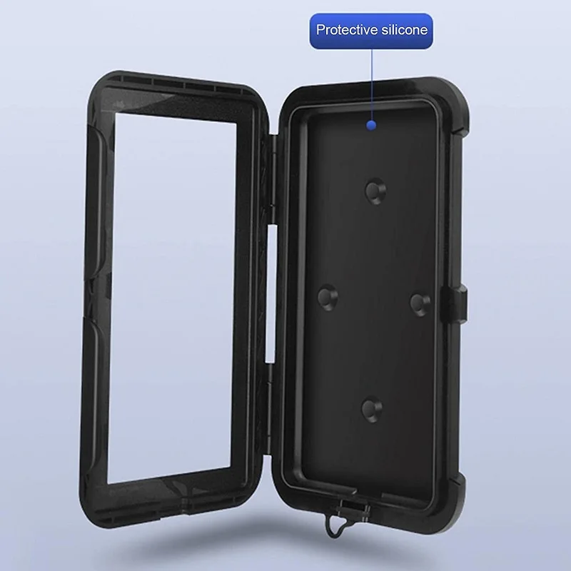 Untoom Waterproof Bicycle Phone Holder Stand Motorcycle Handlebar Cell Phone Support Mount Touchscreen Bike Phone Bag Case Cover