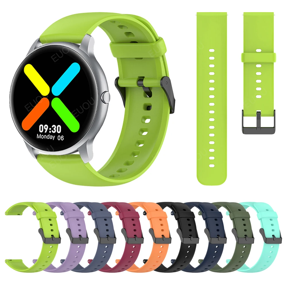 

Sports silicone band For Imilab kw66 Strap Smartwatch Wristband Watchband bracelet watchbelt replace accessories belt wriststrap