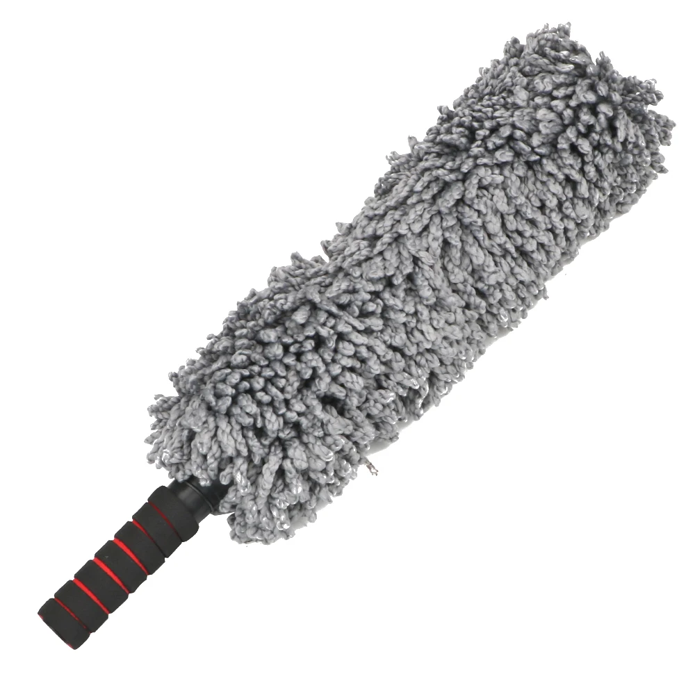 Soft Microfiber Cleaner Washing Tool Care Auto Dirt Polishing Vehicle Dust Clean Adjustable Car Duster Brush Universal