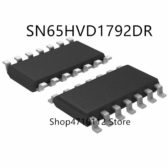 

Free shipping NEW 10PCS/LOT SN65HVD1792DR SN65HVD1792 HVD1792 SOP-14