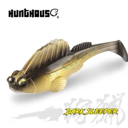 Hunthouse Dark Sleeper Swimbaits weiche locken 3 zoll 3/8 unzen angeln hecht köder bass schwimmer barsch angeln Swimbait jig leurre