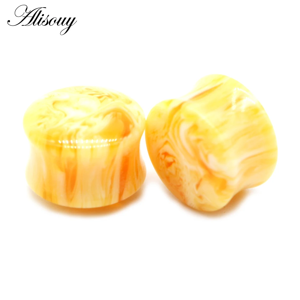 Unique Resin Ear Plugs Flesh Tunnels
