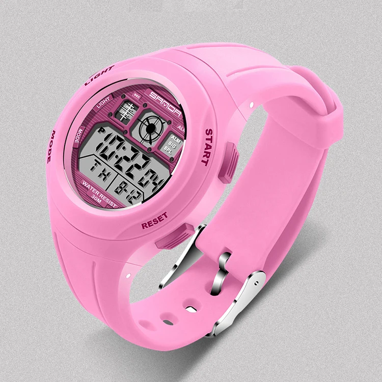 UTHAI CE09-reloj Digital electrónico LED para niños, cronógrafo deportivo, relojes de pulsera impermeables, moda para niños y niñas