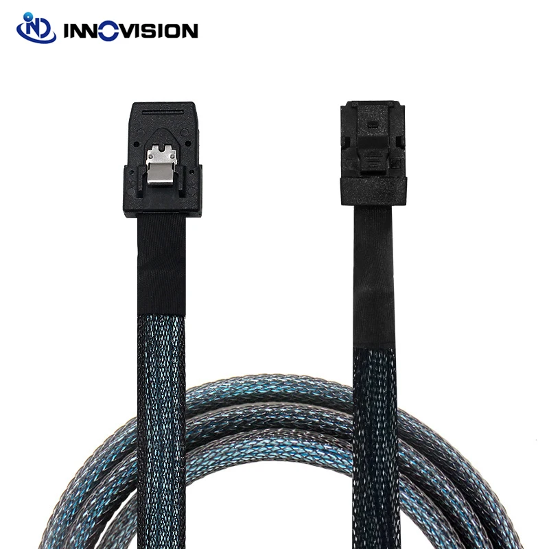 كابل خادم Mini HD إلى 6GB SFF-8087 عالي الكثافة 12GB SFF-8643 Mini SAS للمضيف الداخليين