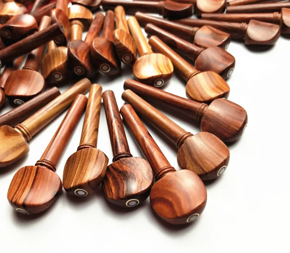

12 pcs high quality 4/4 full size rosewood Violin pegs,