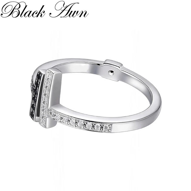 BLACK AWN 2024 New Silver Color Open Rings for Women Elegant Wedding Ring Sterling Silver Jewelry G101