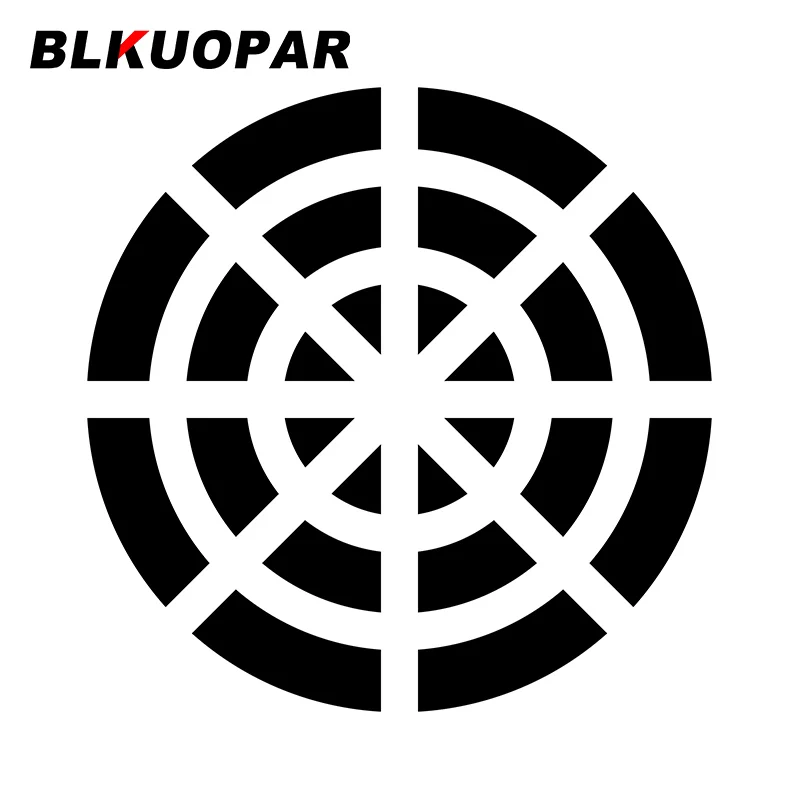 BLKUOPAR for Radar Car Stickers Sunscreen Scratch-Proof Decals Graffiti Car Accessories Creative Windows Refrigerator Decor