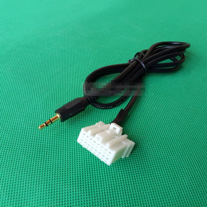 New DIY 3.5mm AUX Audio CD Male Interface Adapter Cable For Phone Music Player For Mazda 2 3 5 6 2006 2007 2008 2009 - 2013