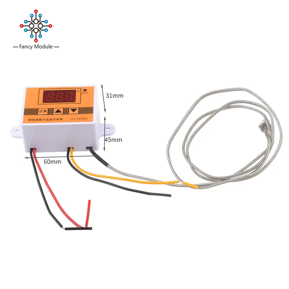 ZFX-W3003 Micro Temperature Controller Thermostat Thermoregulator Heating and Cooling Intelligent Incubator Water Temp Regulator