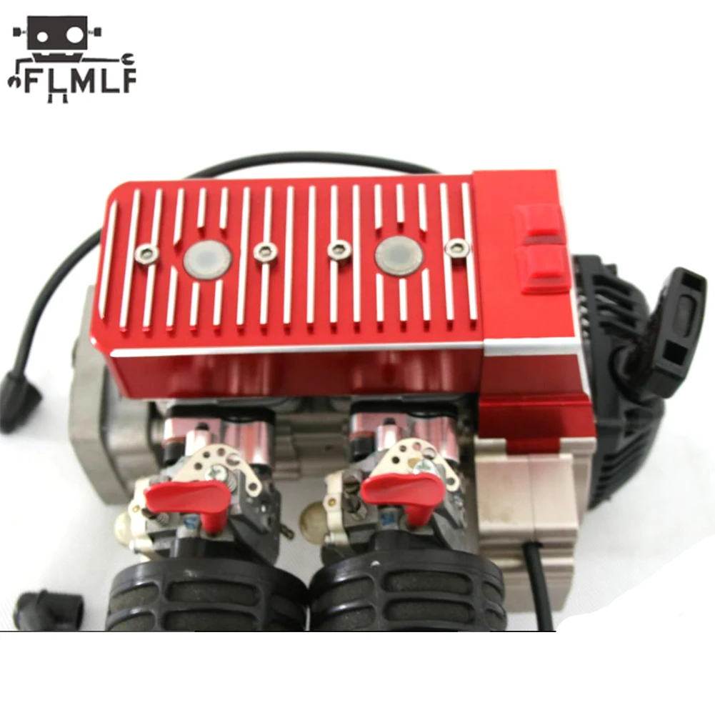 Rc Car CNC 58CC Tow-cylinder Engines Fit 1/5 Hpi Rofun Baha Km Rovan Baja 5T 5B 5SC Lois 5ive-T DBXL FG GoPed Redcat Parts