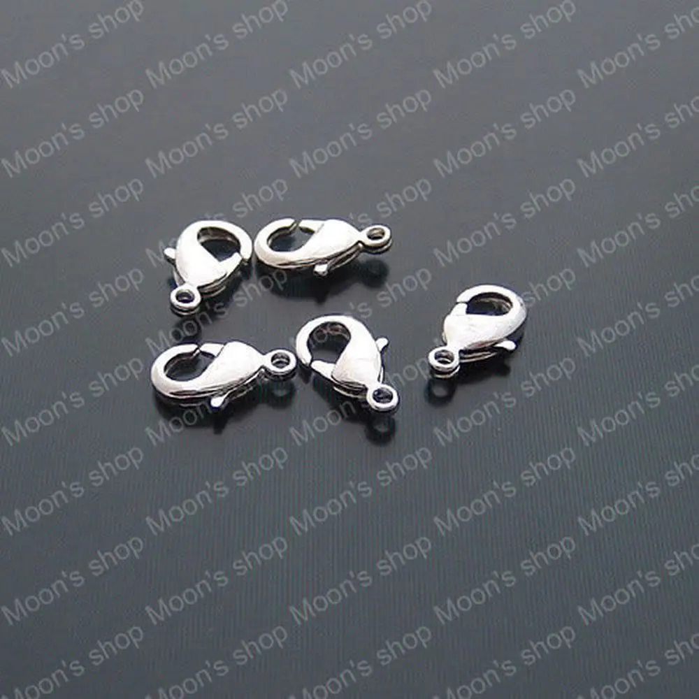 Wholesale Copper Imitation Rhodium 9*5mm 901 Lobster claw clasp Diy Fashion Jewelry Findings Accessories 20 pieces (JM2849)