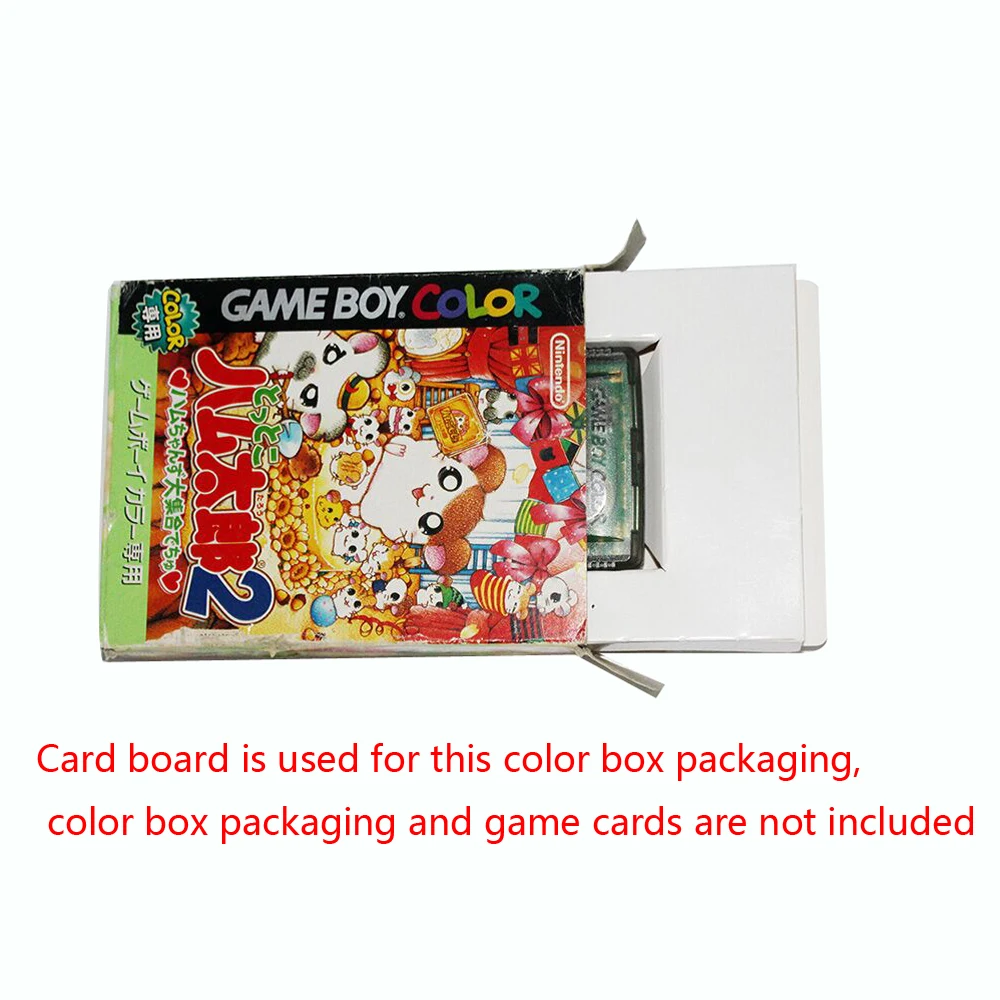 1Pcs สำหรับ GBA หรือสำหรับ GBC กล่องเปลี่ยนกระดาษแข็งด้านในฝังถาดใส่เกมถาดญี่ปุ่นรุ่น